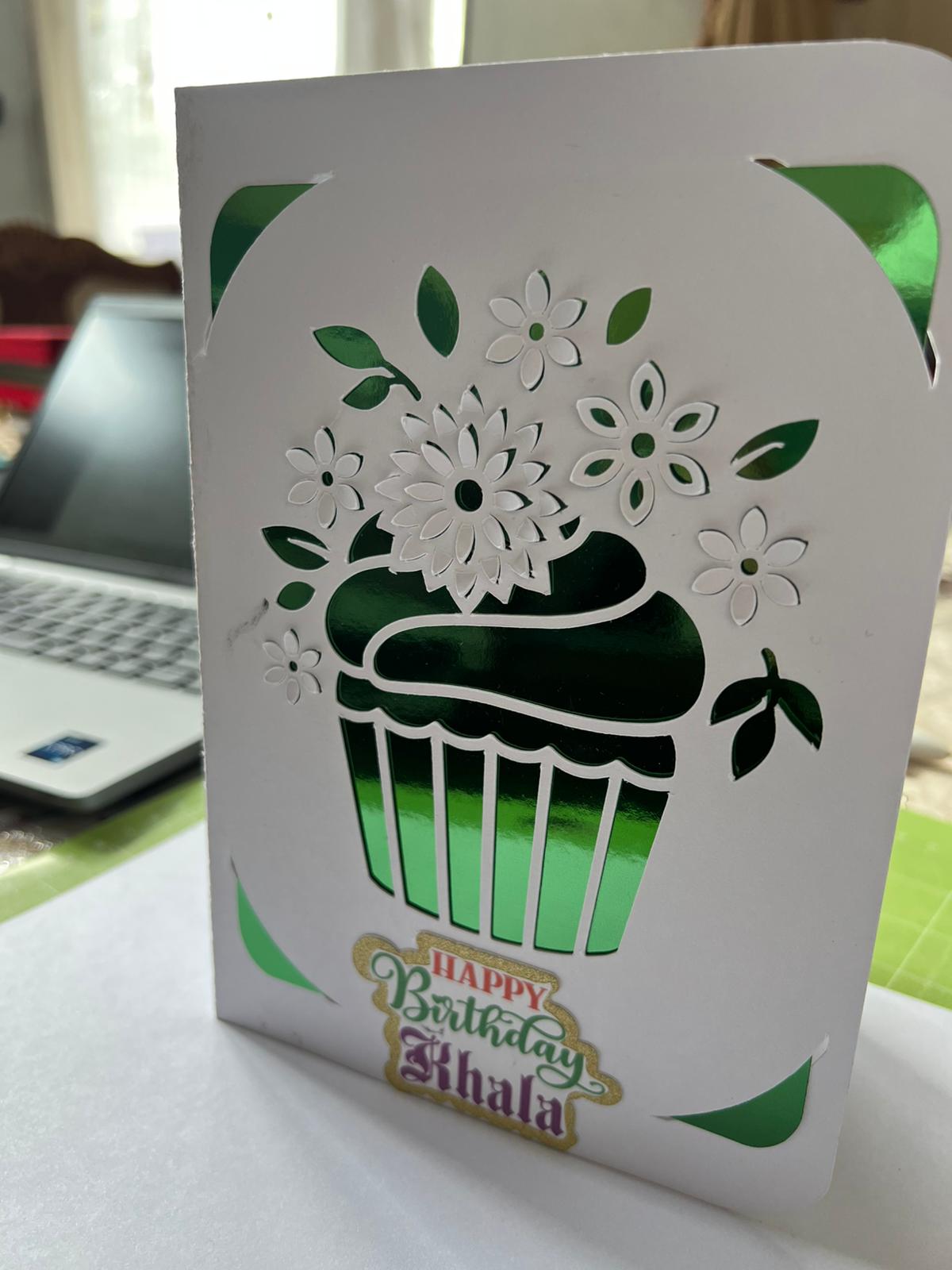 Custom Greeting Card with Name & Message | Personalized Birthday & Thank You Keepsake