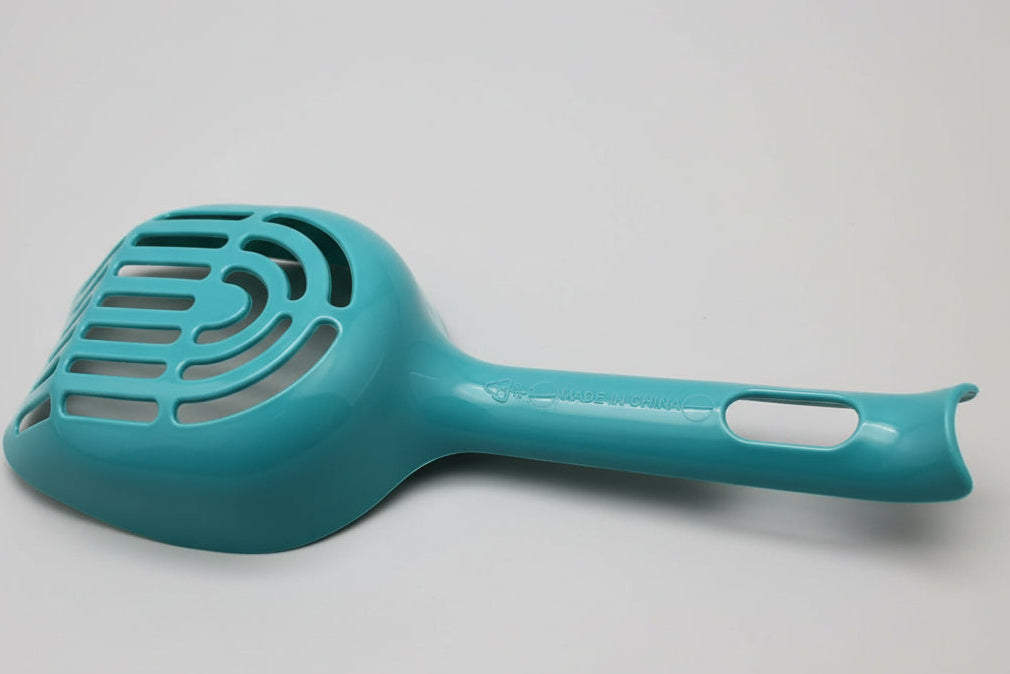 Pet Poop & Litter Scoop | Durable Plastic | 23×9 cm | 4 Colors | Custom Name Sticker