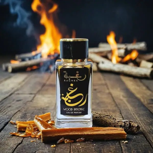 Raghba Wood Intense EDP Perfume Eau De 100ml Arabian Oud Perfume Long Lasting for Men Fragrance