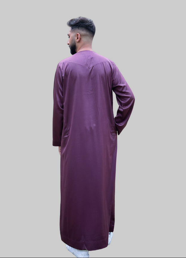 Luxurious Burgundy Thobes & Jubba for Men