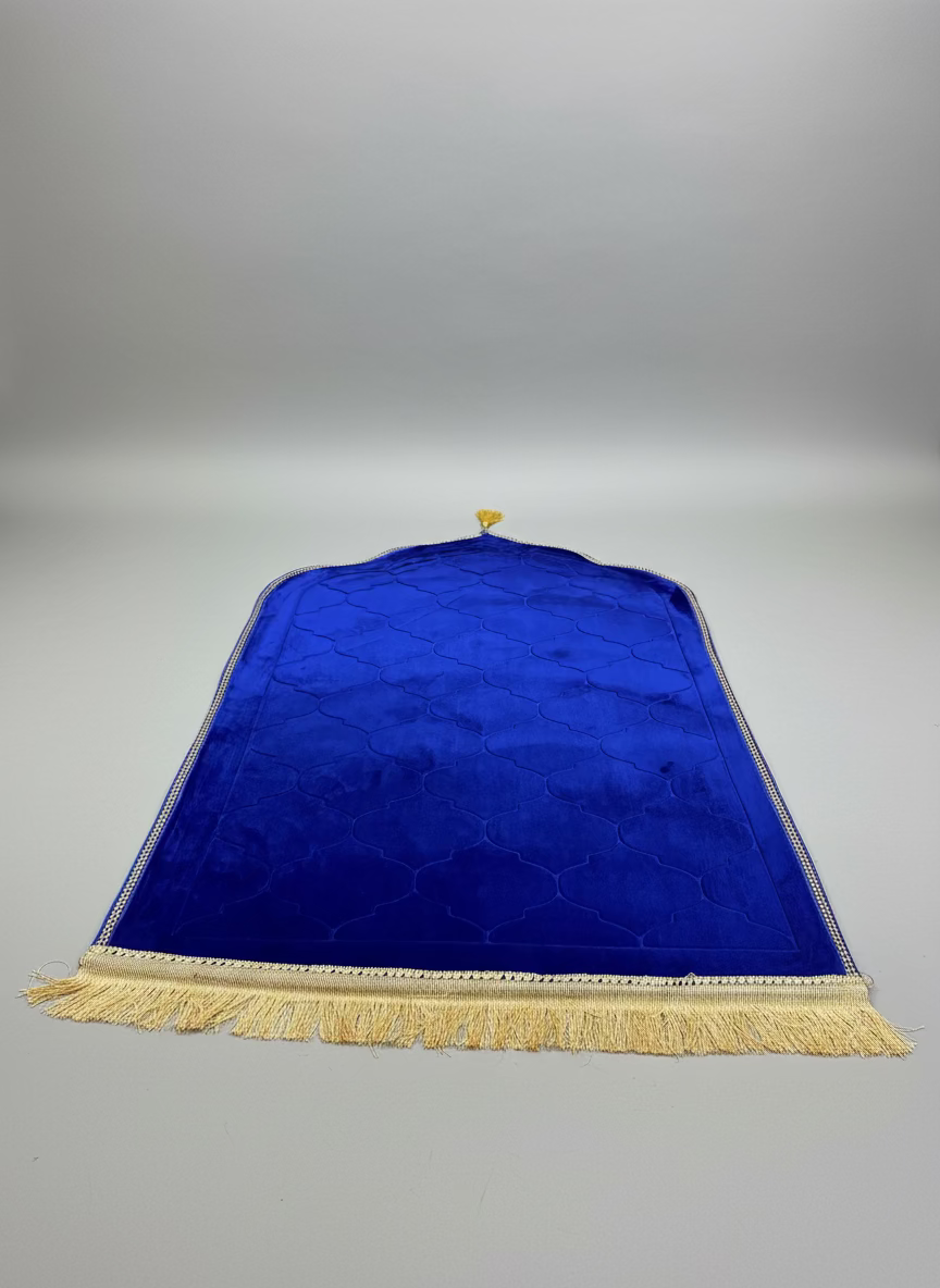 Padded full size Islamic mosque shaped prayer mats