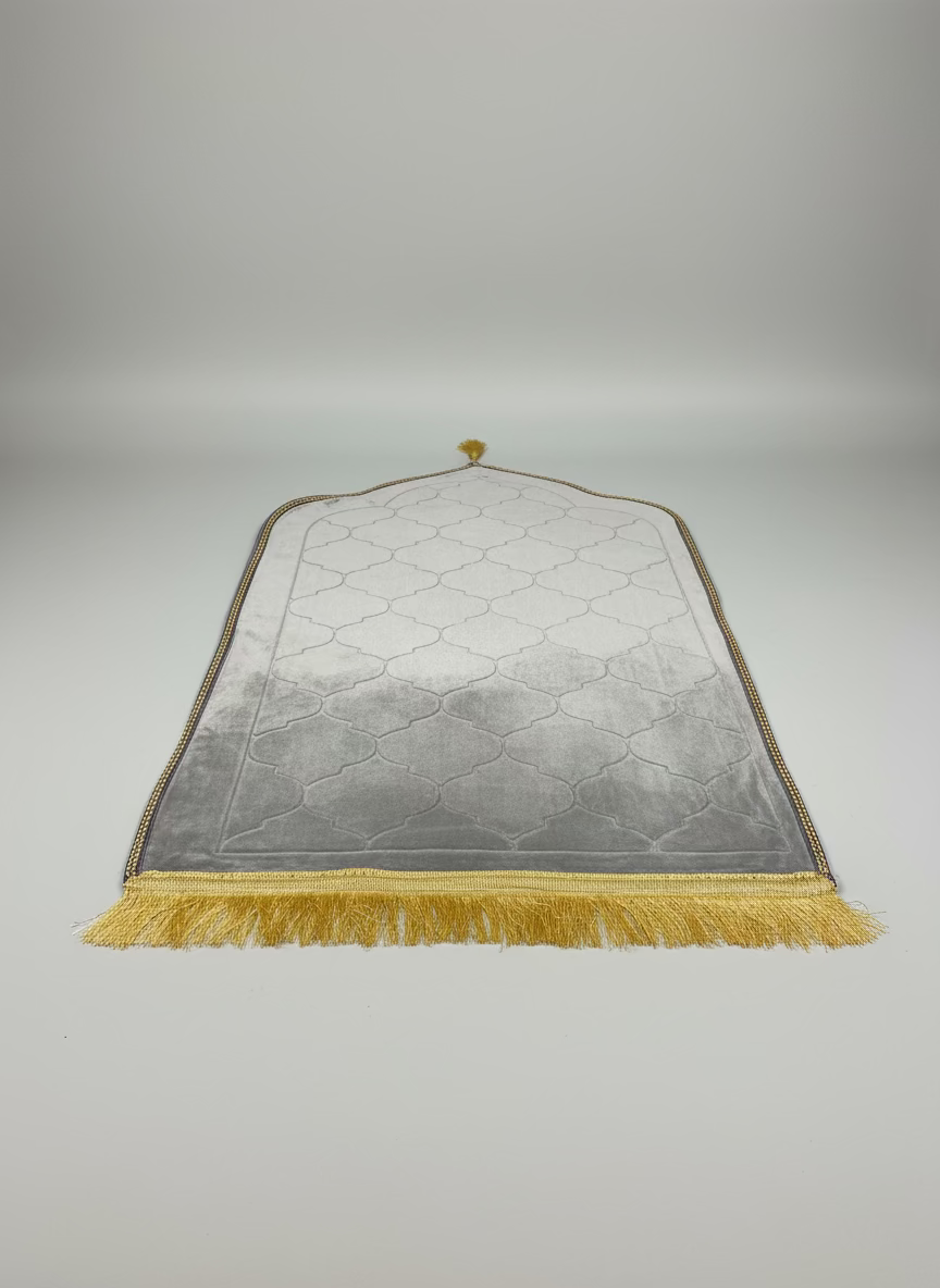 Padded full size Islamic mosque shaped prayer mats
