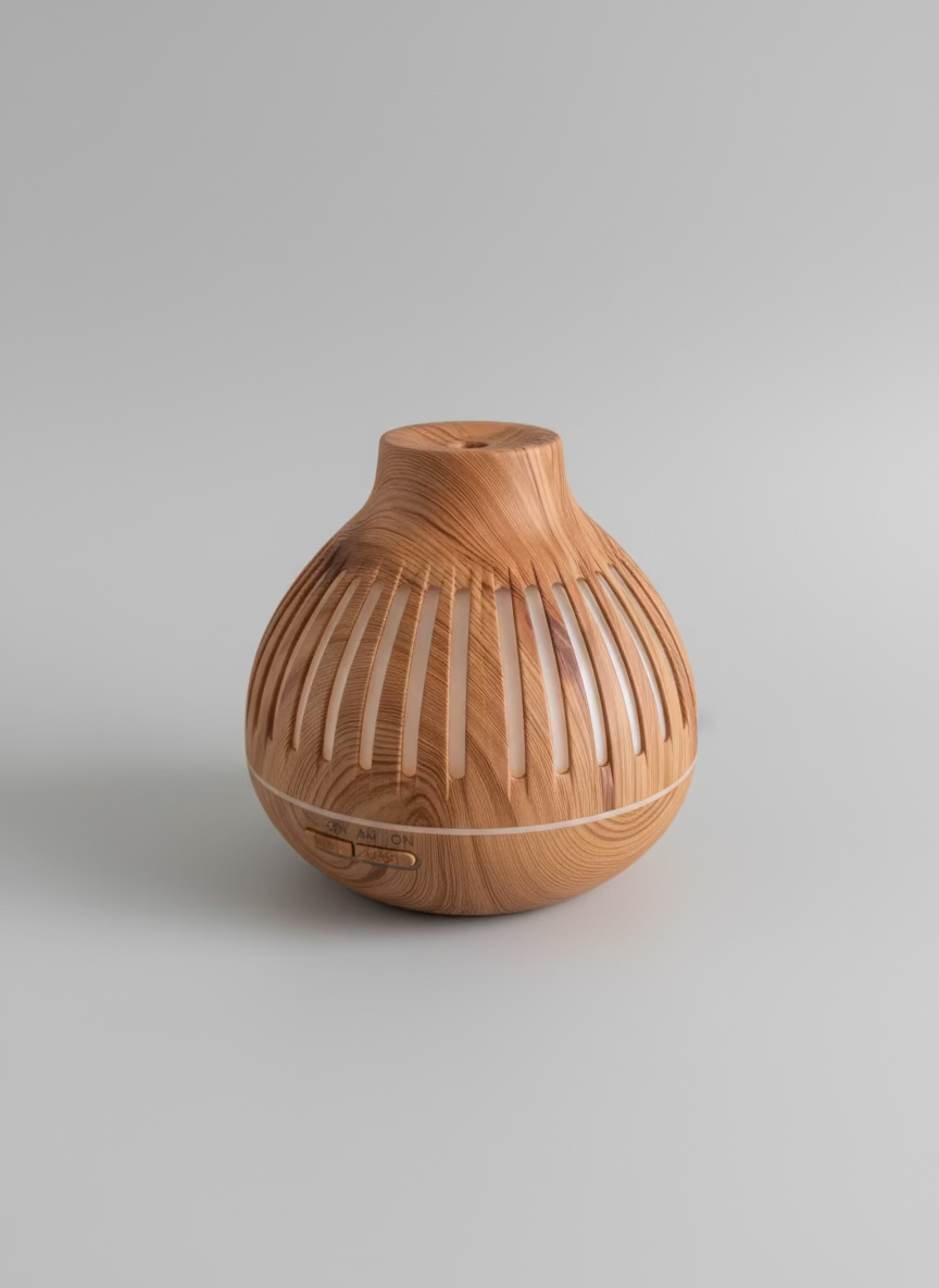 Aroma diffuser Dehumidifer wooden style with free oil