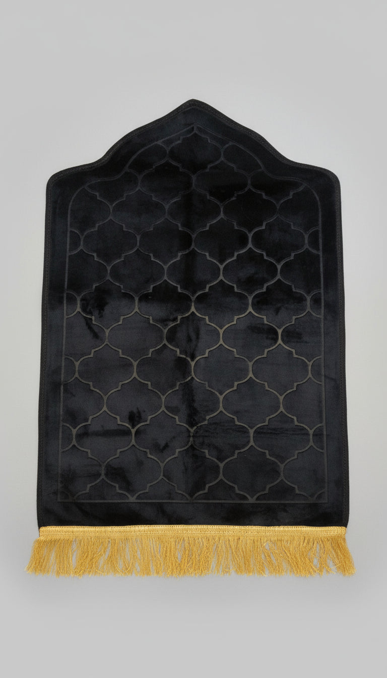 Islamic padded large prayer mats mosque shaped simple design