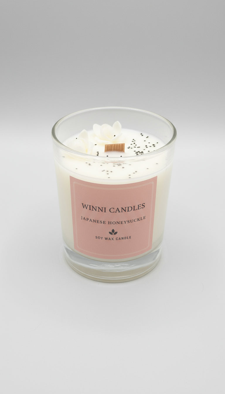 Luxury Scented Soy Candle – Hand Poured in Elegant Glass Jar (250ml)