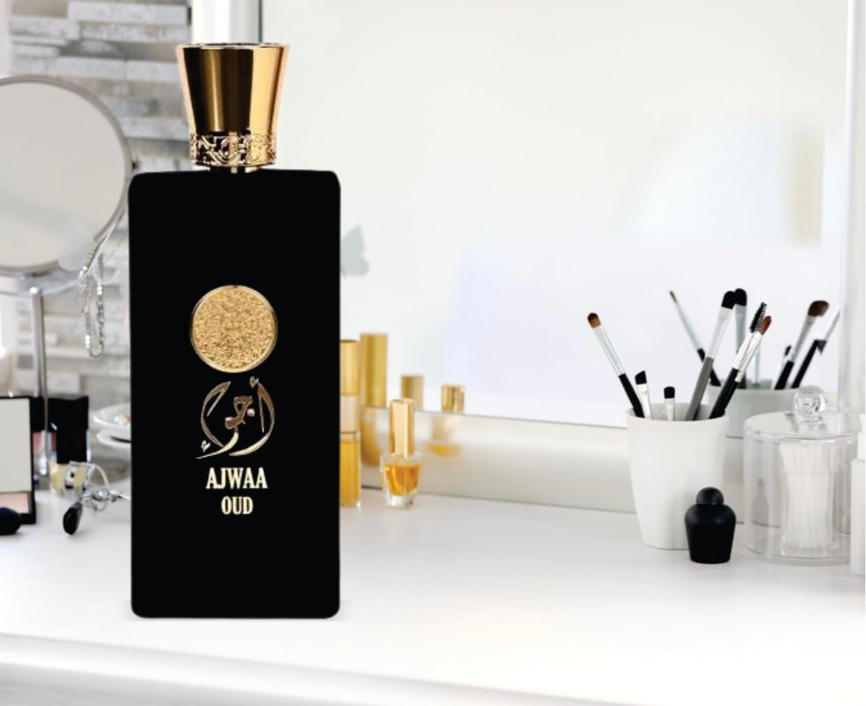 Ajwaa Oud Black Nusuk | Ajwa Oud Edp Unisex Eau de Parfum 100ml | Floral,Oud and Cedarwood Fragrance