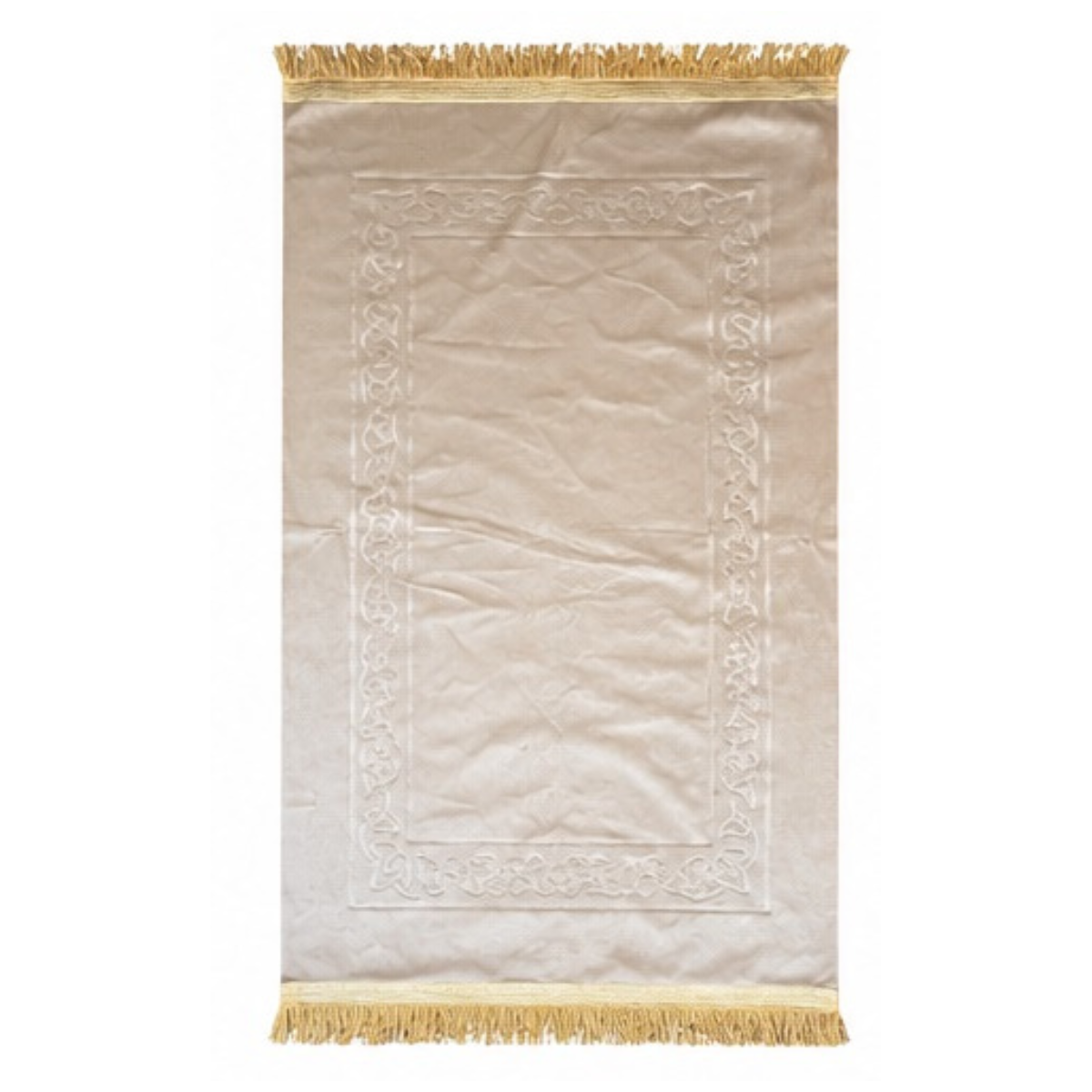 Slim Velvet Prayer Mat Carry Bag Portable Travel Rug Umrah Hajj 70x110cm