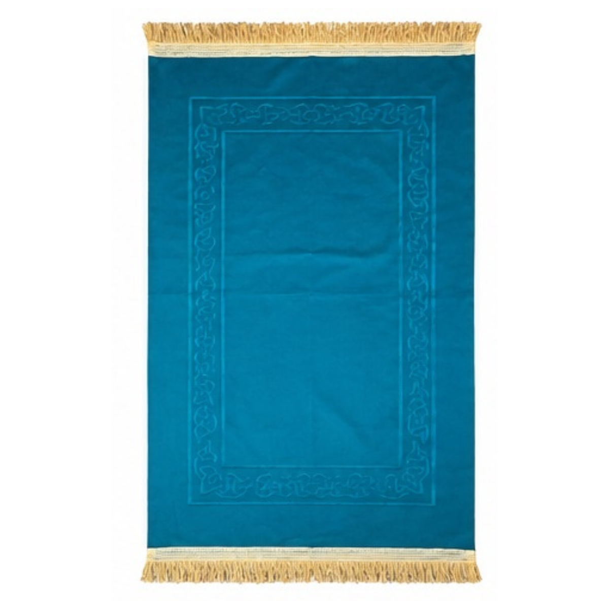 Slim Velvet Prayer Mat Carry Bag Portable Travel Rug Umrah Hajj 70x110cm