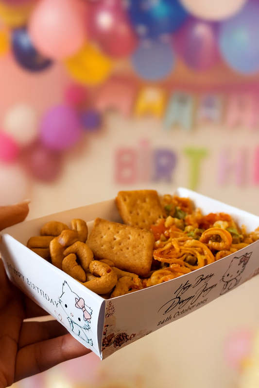 Birthday Serving Trays – Custom Name Design Paper Food & Snack Trays | Perfect for Birthday Parties, Celebrations & Special Events (Pack of 20)