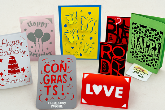 Personalised Greeting Card – Custom Birthday, Wedding, Anniversary & Thank You Card with Name & Message | Unique Keepsake Gift