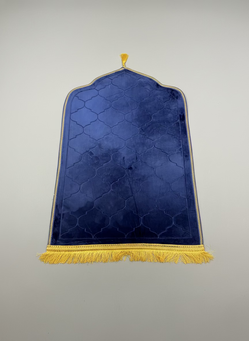 Padded full size Islamic mosque shaped prayer mats