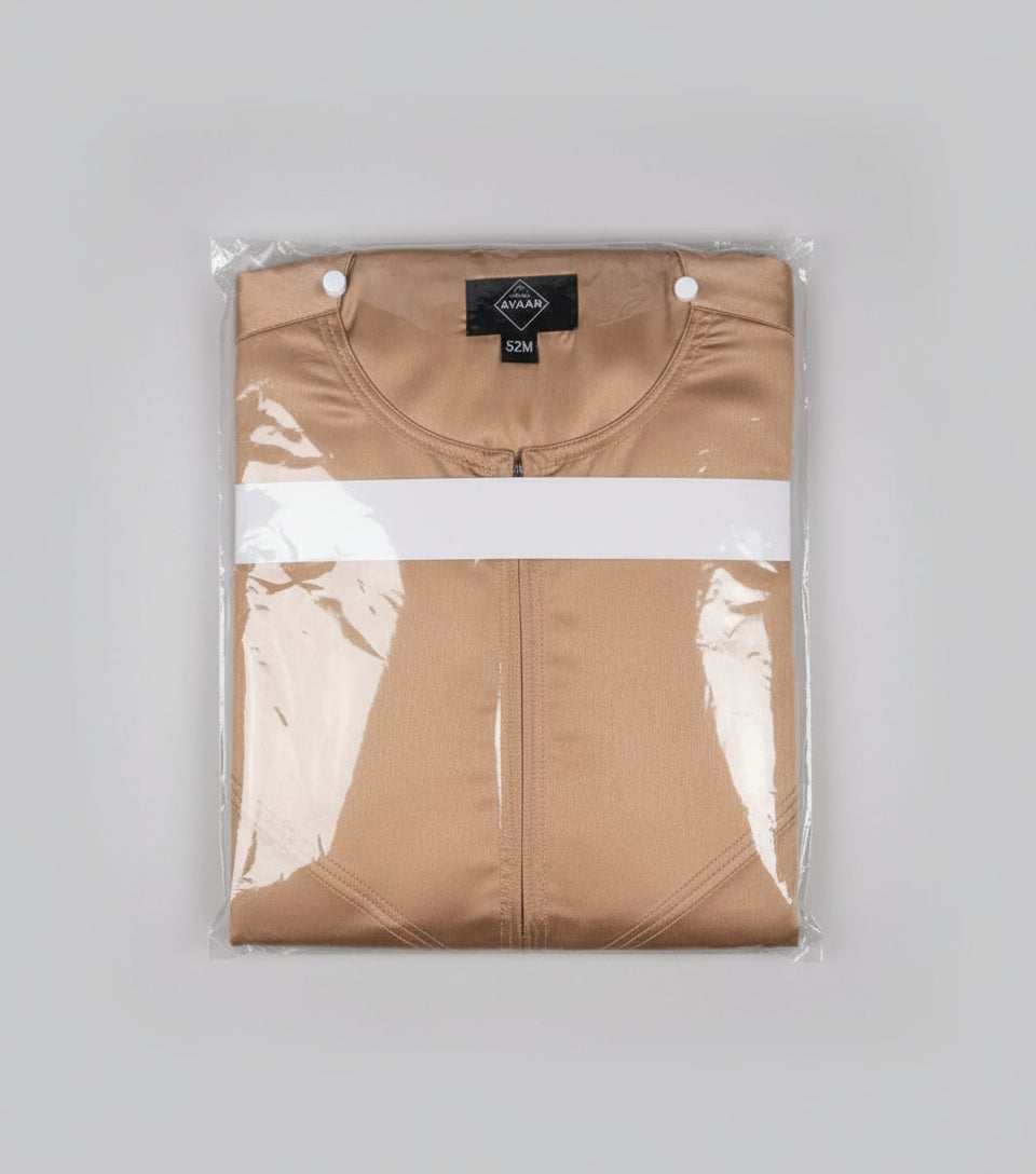 Boys toddlers islamic traditional thobe GOLD polyester jubba