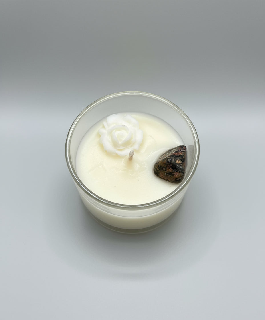 Luxury Scented Soy Candle – Hand Poured in Elegant Glass Jar (250ml)