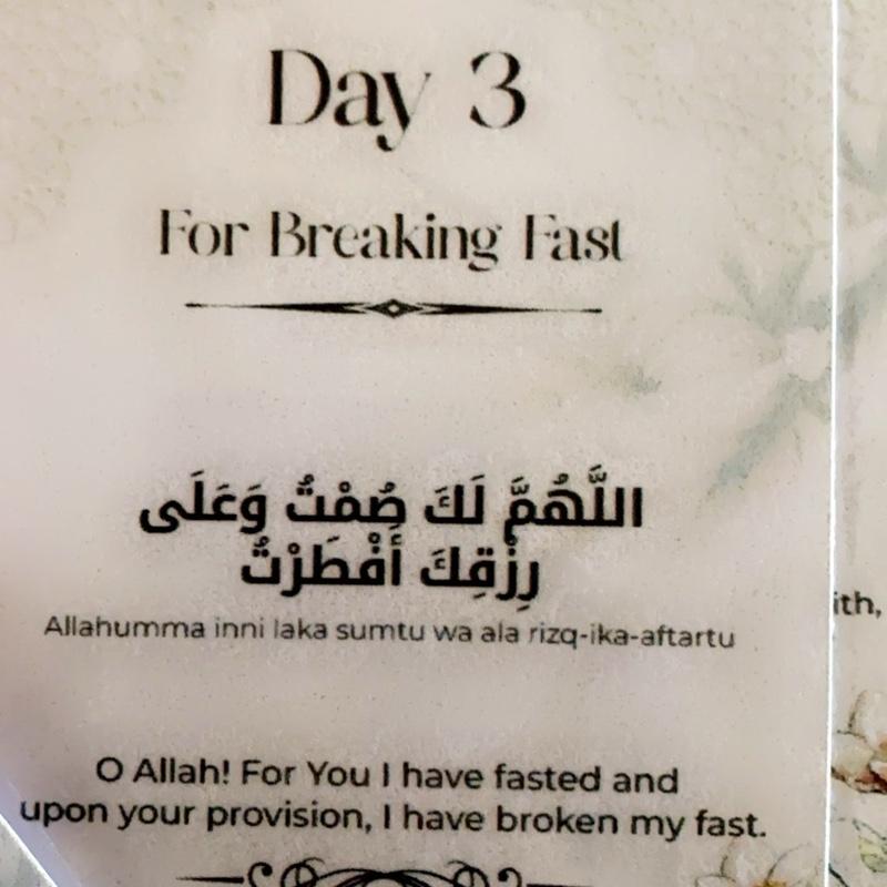 Ramadan Dua Cards – 30 Beautifully Handcrafted Pocket-Sized Islamic Cards for Daily Reflection & Spiritual Guidance