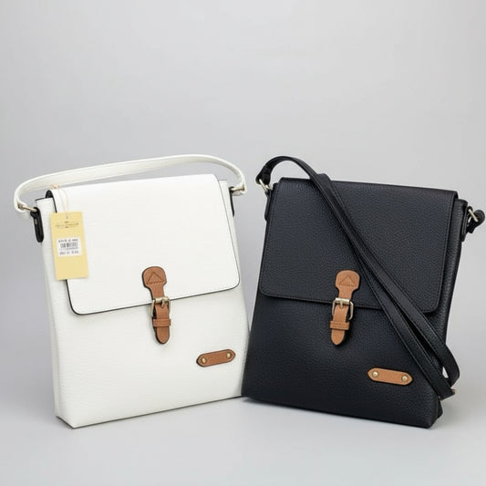 Women's PU Leather Crossbody Bag – Stylish Shoulder Handbag with Adjustable Strap