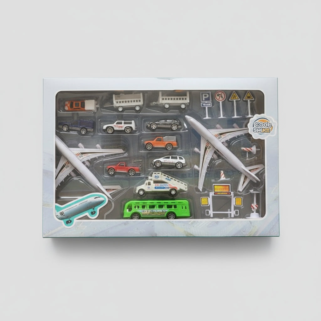"Airport Toy Set for Kids – Pretend Play Travel Experience for Children Age 3+ | Educational & Fun Gift Set"