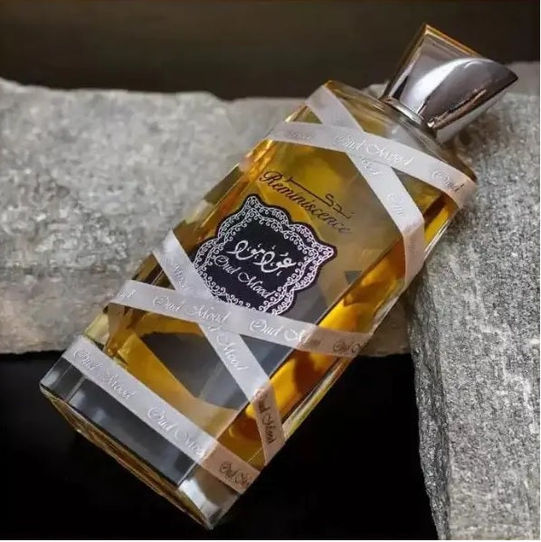 Lattafa OUD MOOD REMINISCENCE 100ml Eau de Parfum Arabic Oud Oriental Perfume Attar for Men