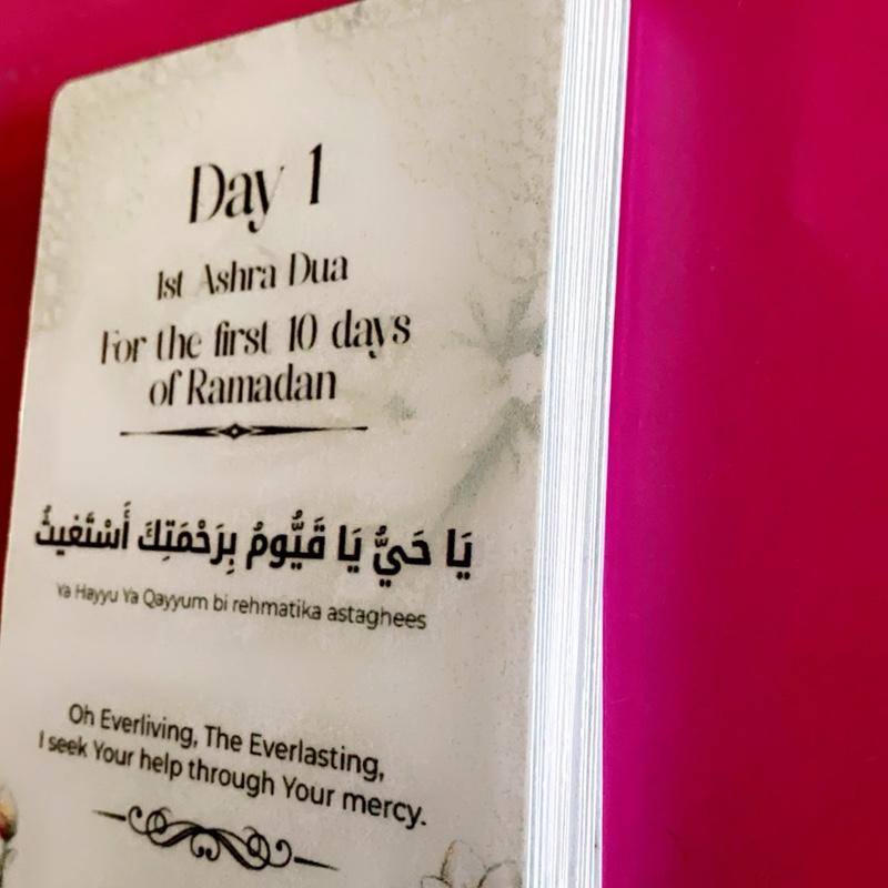 Ramadan Dua Cards – 30 Beautifully Handcrafted Pocket-Sized Islamic Cards for Daily Reflection & Spiritual Guidance
