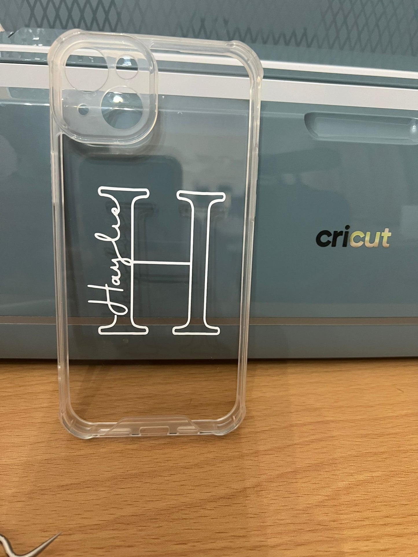 Personalised Clear iPhone Pro/Pro Max Case | Custom Name & Initial  | Transparent Protective Cover (Triple Camera Models)