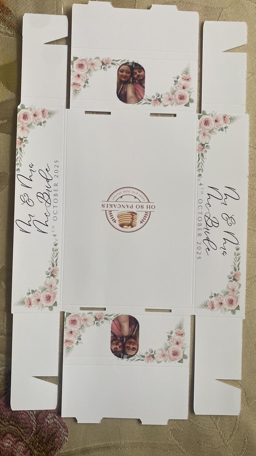 Elegant Custom Name Serving Trays – Personalized Paper Food & Snack Trays for Weddings, Anniversaries, Engagements & Bridal Receptions (Pack of 20)