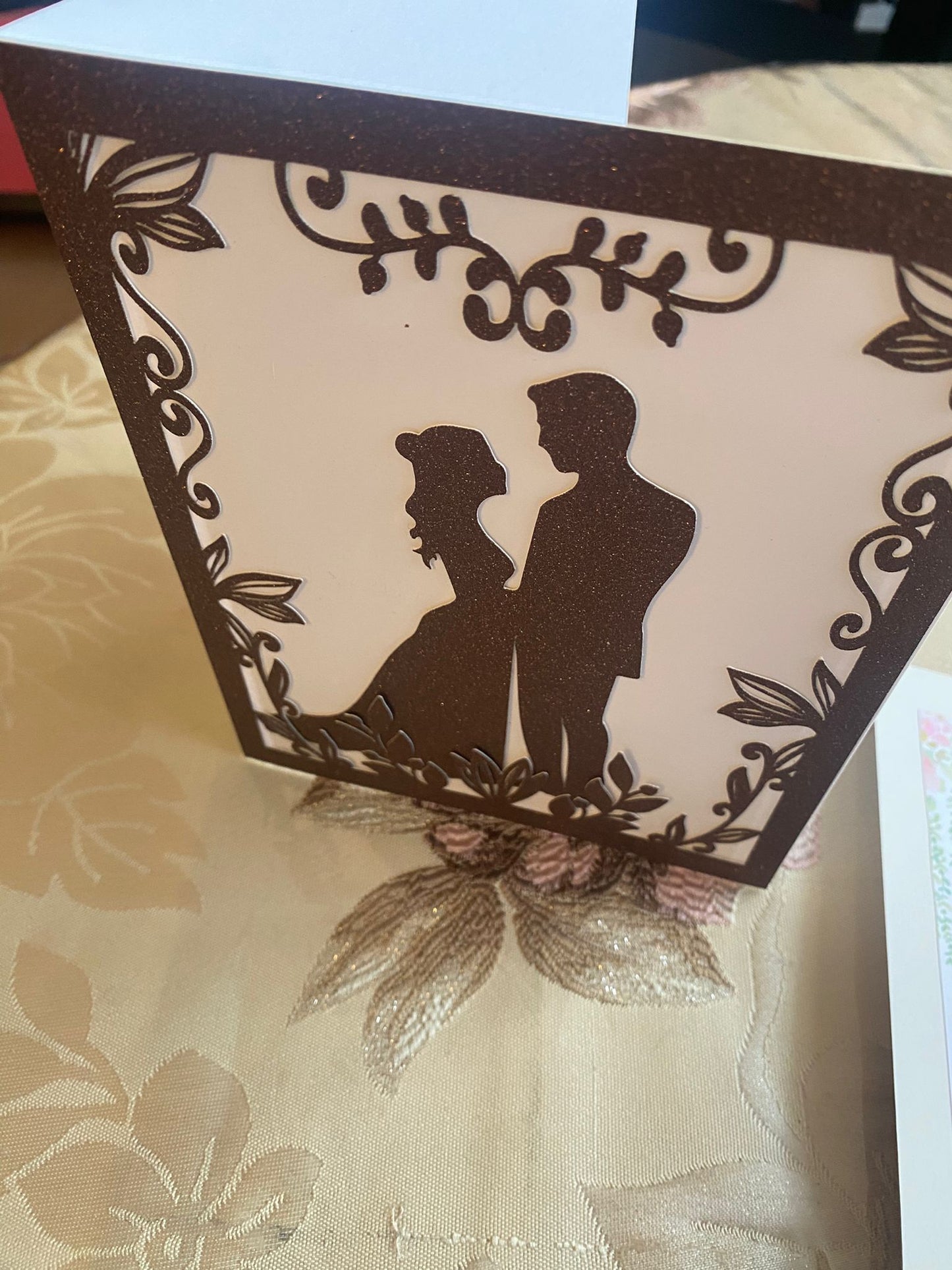 Personalized  Greeting Card | Custom Name & Message for Wedding, Engagement and Anniversary