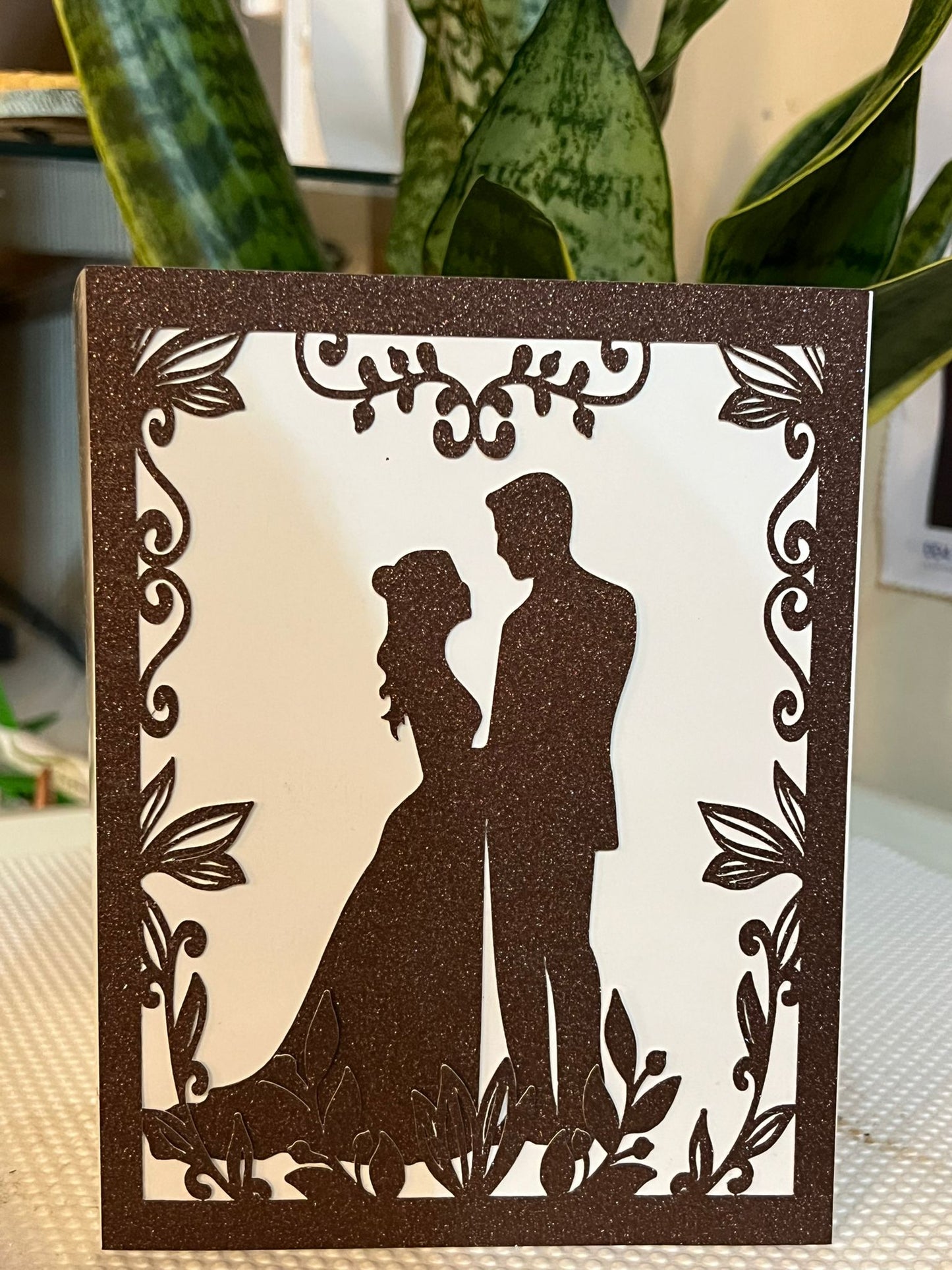 Personalized  Greeting Card | Custom Name & Message for Wedding, Engagement and Anniversary