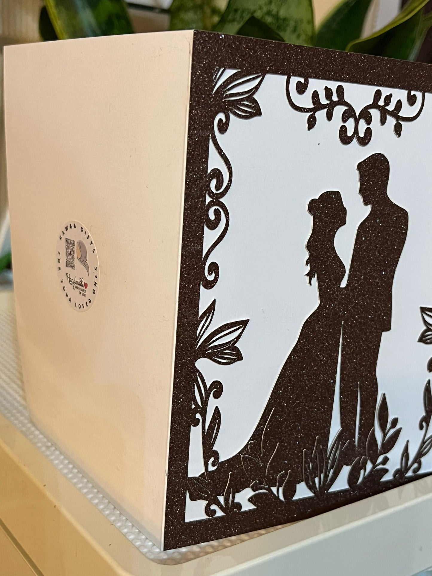 Personalized  Greeting Card | Custom Name & Message for Wedding, Engagement and Anniversary