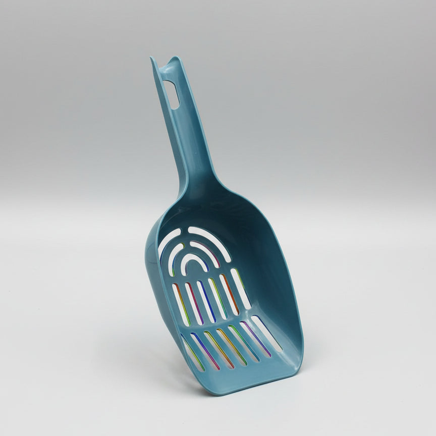 Pet Poop & Litter Scoop | Durable Plastic | 23×9 cm | 4 Colors | Custom Name Sticker