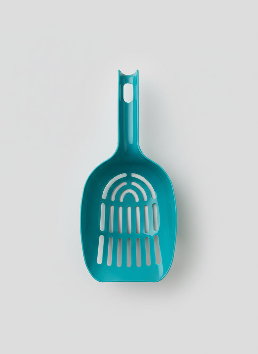Pet Poop & Litter Scoop | Durable Plastic | 23×9 cm | 4 Colors | Custom Name Sticker