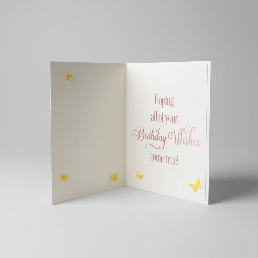 Personalized Keepsake Gift Card with Custom Name & Message | Mother's Birthday & Thank You Greeting