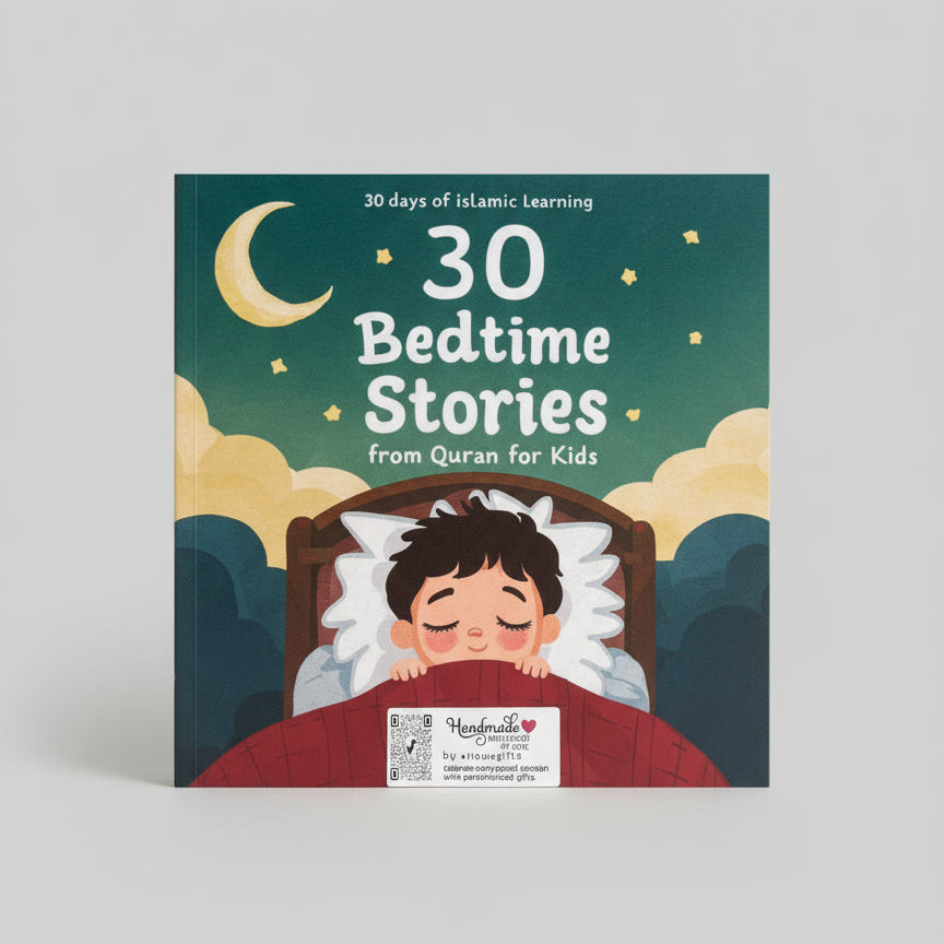 30 Bedtime Islamic Stories From Quran for kids: 30 Values From the Quran (30 Days of Islamic Learning | Islamic Books for Kids | Available in Personalized  Edition