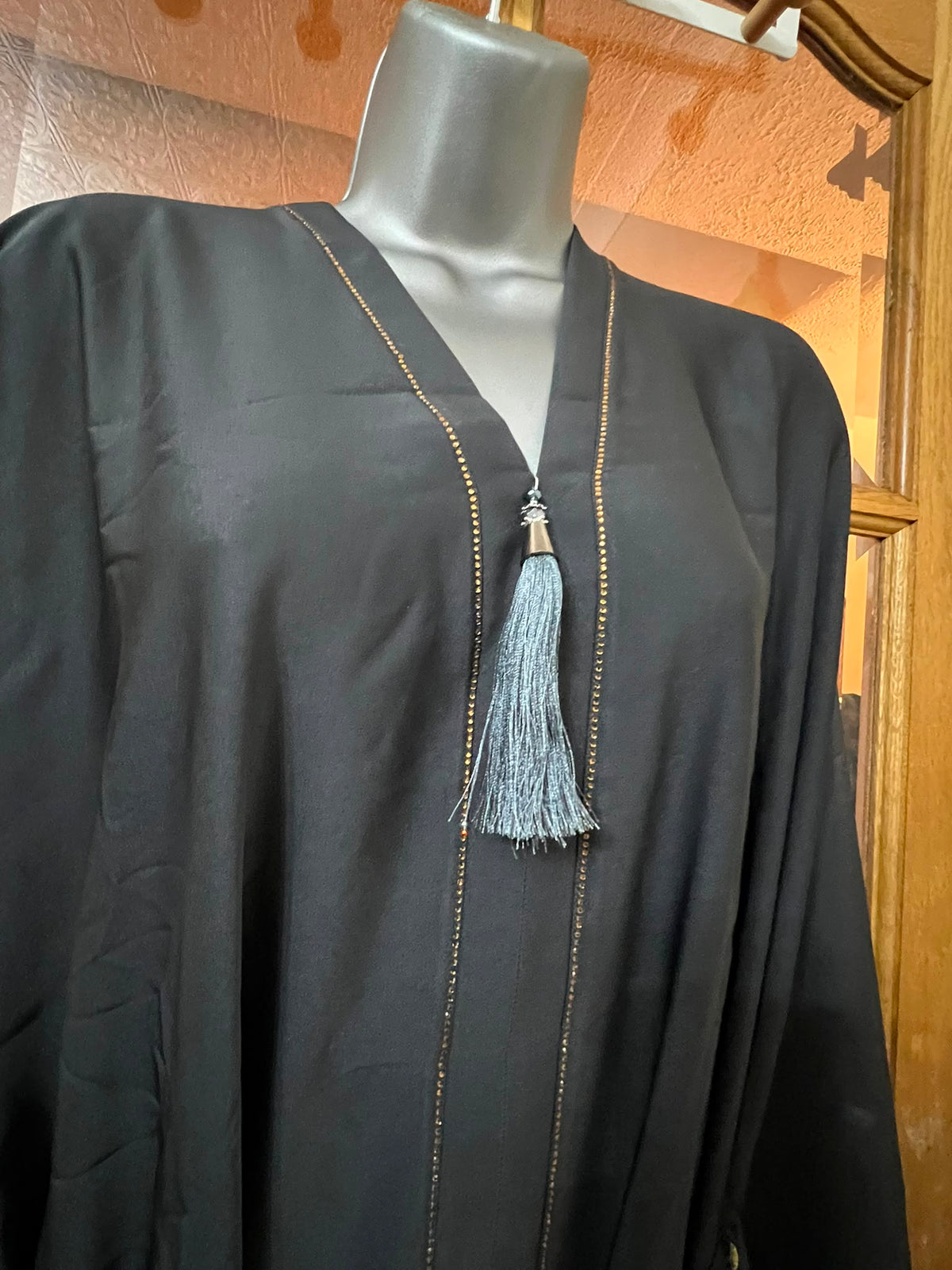 Elegant Abaya with Rich Design Belt - Stylish, Comfortable, and Perfect for Special Occasions | Best Eid Gift & Wear 54" Standard Size