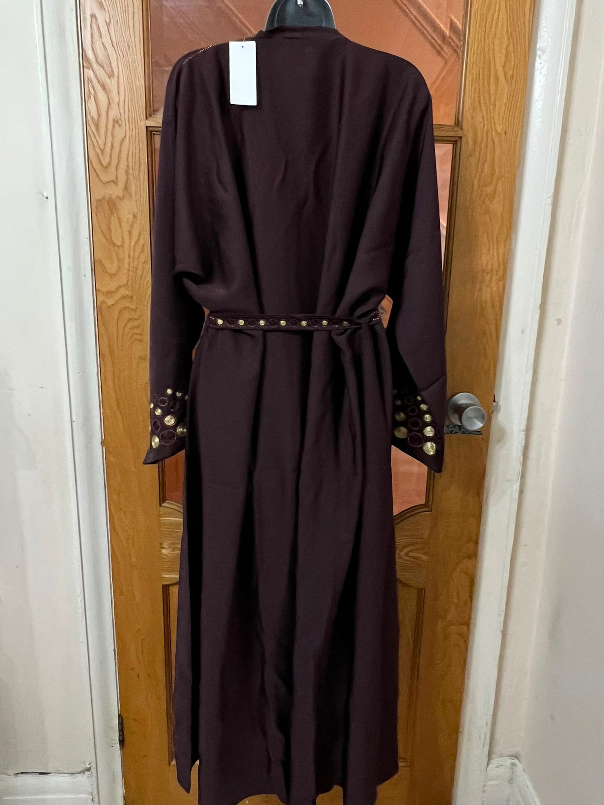 Elegant Abaya with Rich Design Belt - Stylish, Comfortable, and Perfect for Special Occasions | Best Eid Gift & Wear 54" Standard Size