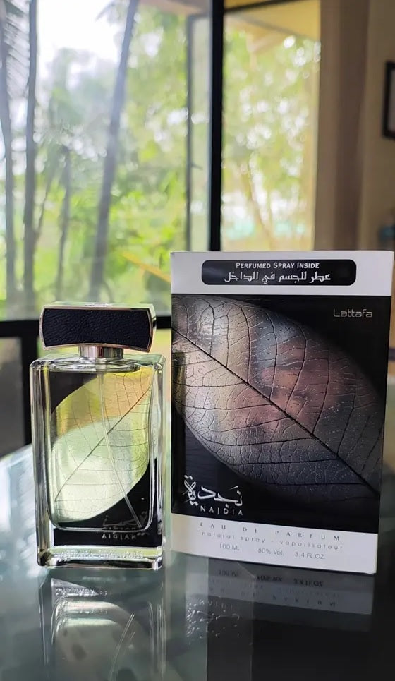 Najdia Silver by Lattafa Perfumes 100ml EDP Arabian Fresh Citrus Musky Perfume Spray