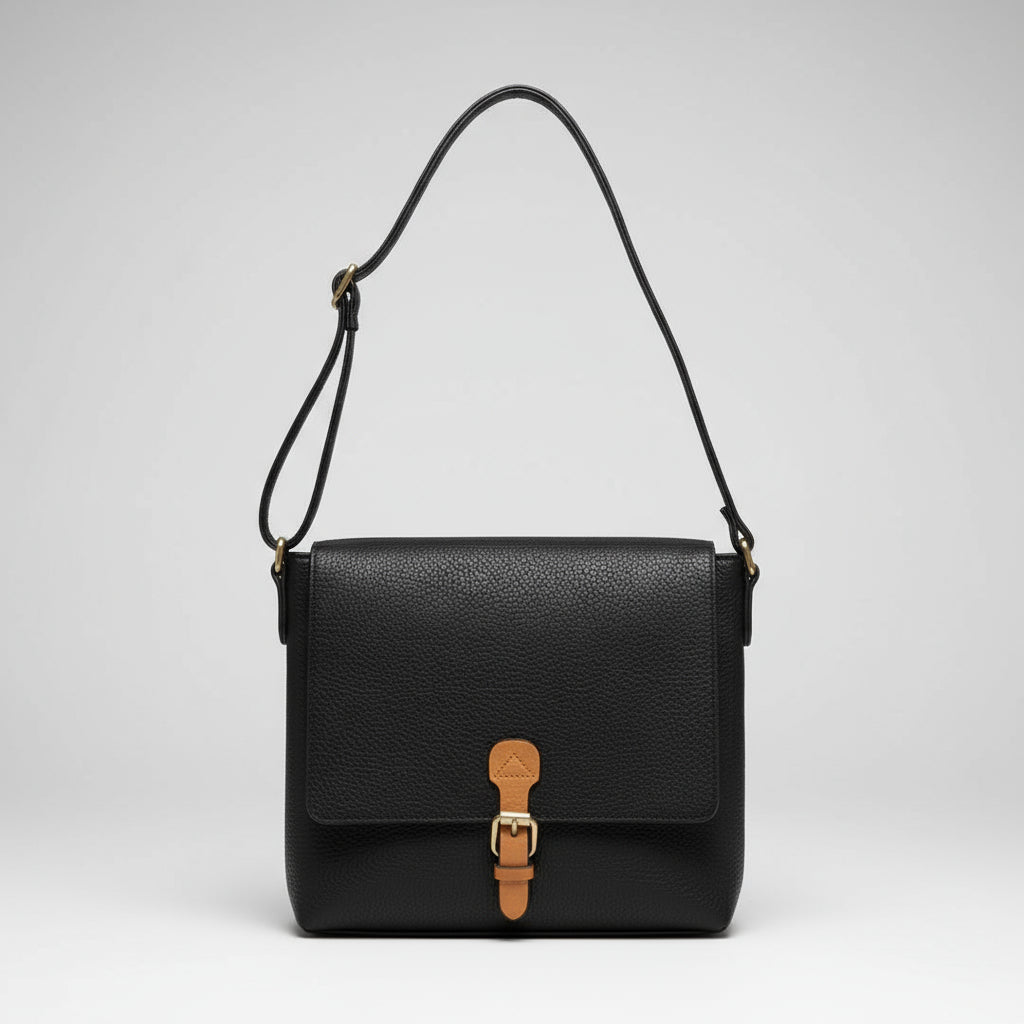 Women's PU Leather Crossbody Bag – Stylish Shoulder Handbag with Adjustable Strap