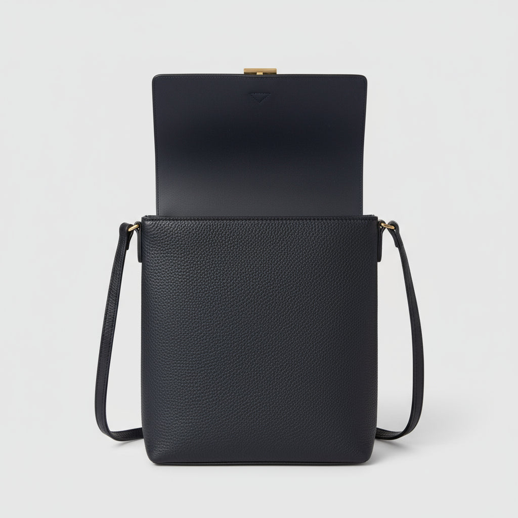 Women's PU Leather Crossbody Bag – Stylish Shoulder Handbag with Adjustable Strap