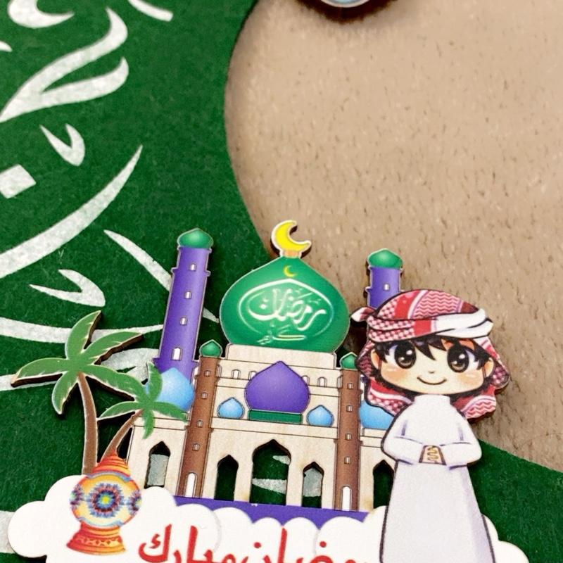 Ramadan Moon & Star Hanging Decorations – Felt Ornament Set for Festive Home Décor & Gifting
