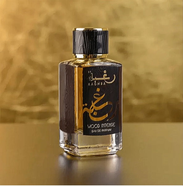 Raghba Wood Intense EDP Perfume Eau De 100ml Arabian Oud Perfume Long Lasting for Men Fragrance