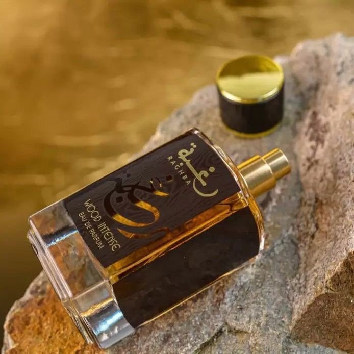 Raghba Wood Intense EDP Perfume Eau De 100ml Arabian Oud Perfume Long Lasting for Men Fragrance