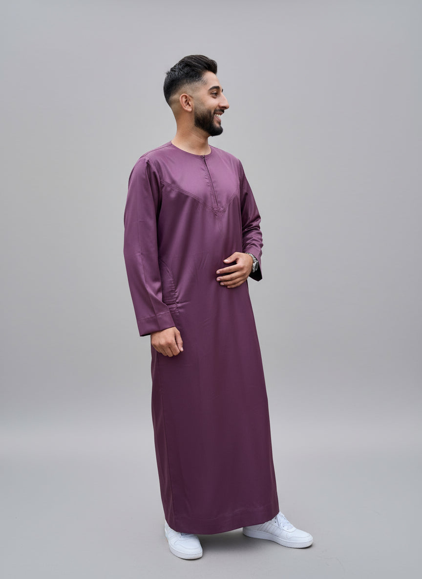 Luxurious Burgundy Thobes & Jubba for Men