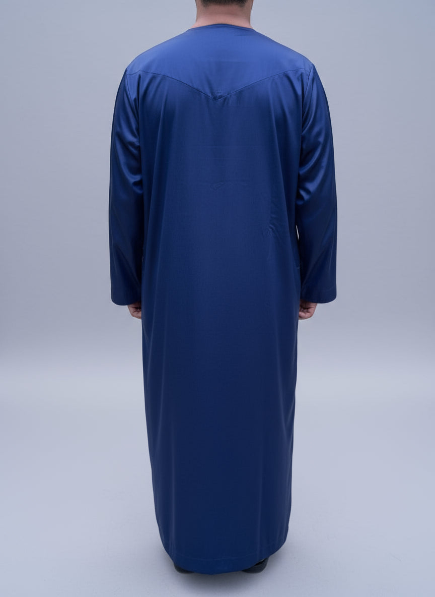 Luxurious Dark Blue Thobes & Jubba for Men