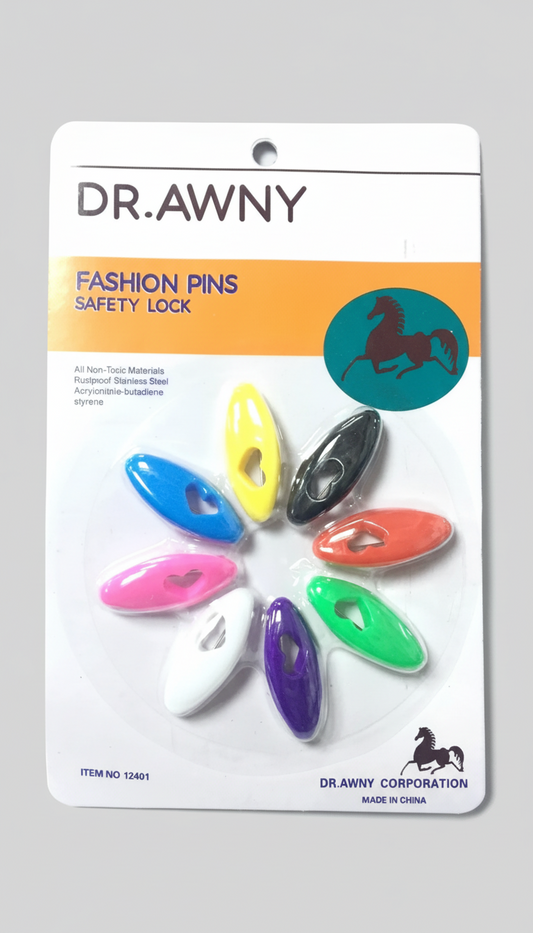 Hijab Safety Pins - Pack of 8