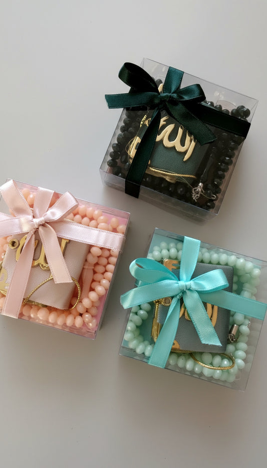 Mini Quran & Matching Tasbeeh prayer beads
