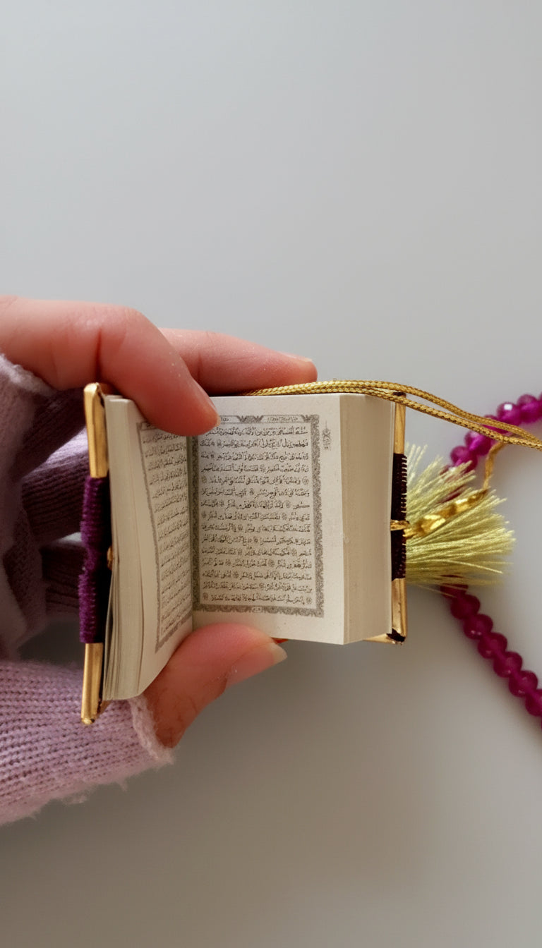 Mini Quran & Matching Tasbeeh prayer beads