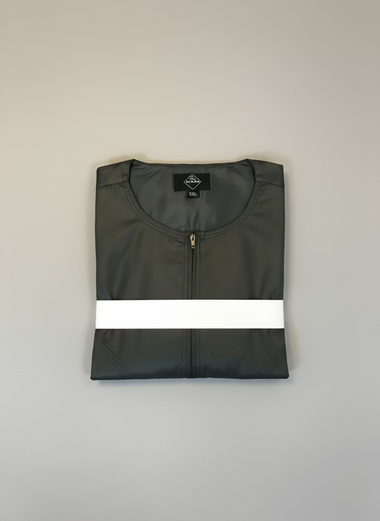 Regal Dark Green Men’s Islamic Jubba Thobe – Ideal for Eid, Weddings, and Daily Wear